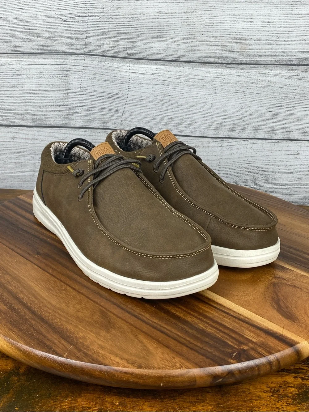 Hey Dude Paul Classic Brown Slip On Loafer Men’s Shoe Size 10